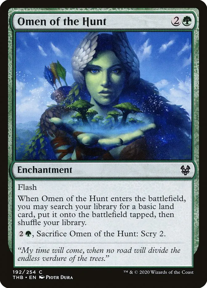 Omen of the Hunt Front Face