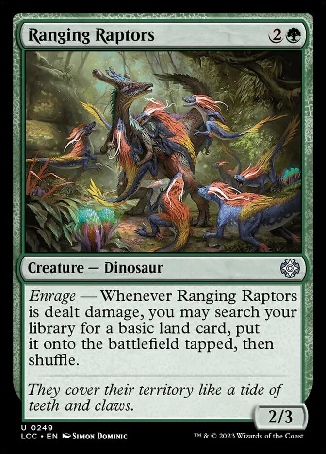 Ranging Raptors Front Face