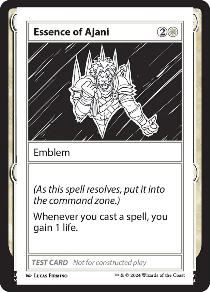 Essence of Ajani Front Face