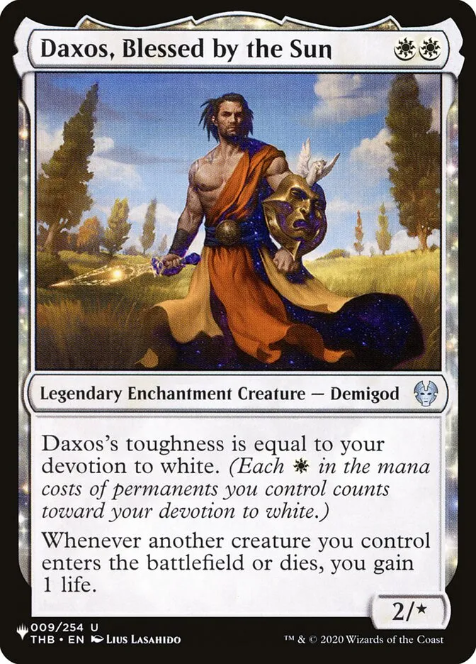 Daxos, Blessed by the Sun
