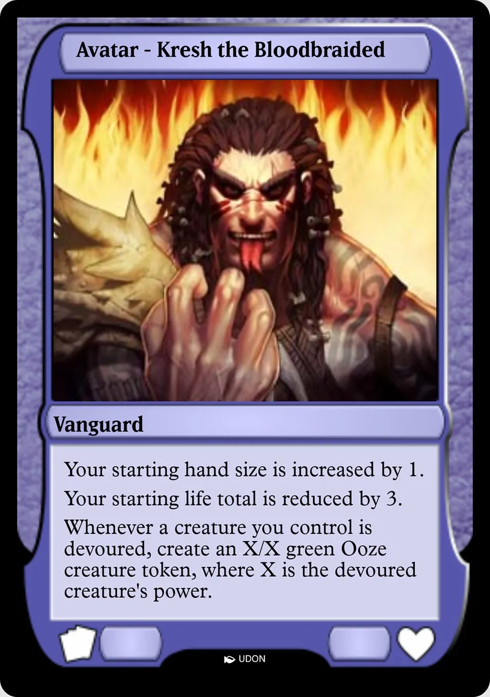 Kresh the Bloodbraided Avatar Front Face