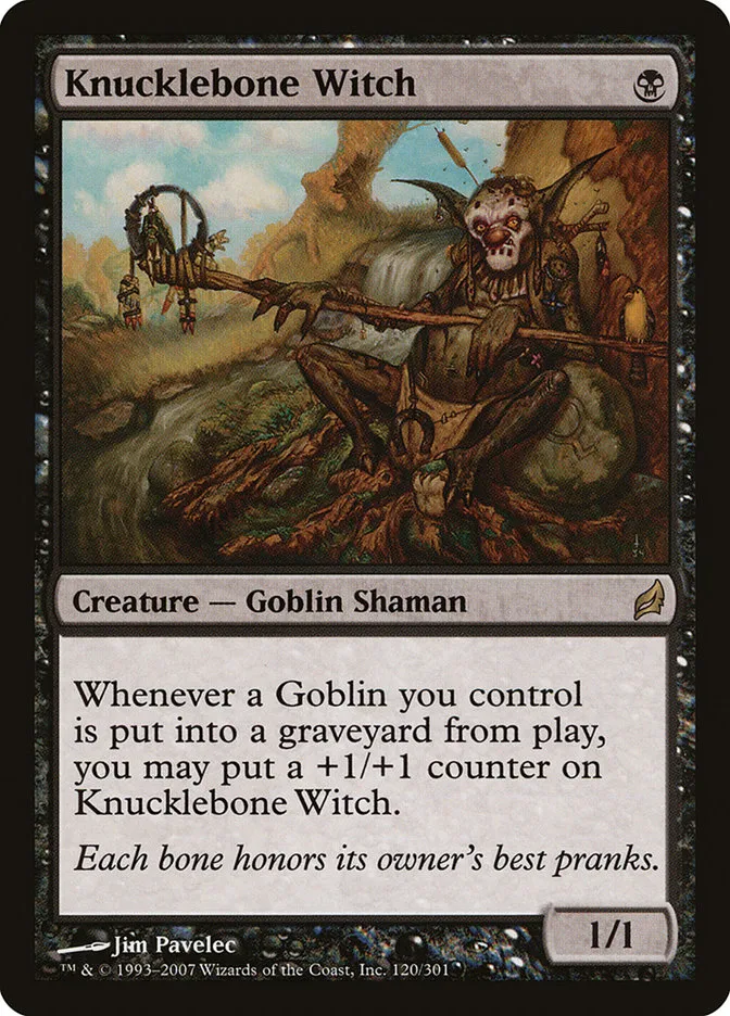 Knucklebone Witch Front Face