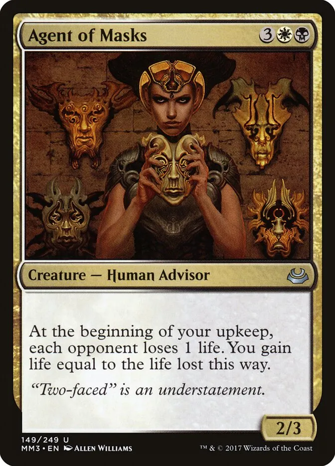 Agent of Masks Front Face