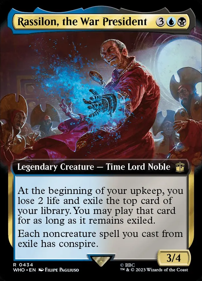 Rassilon, the War President Front Face