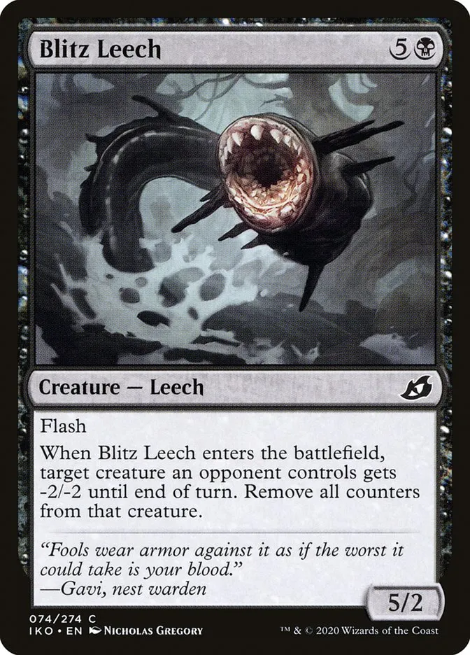 Blitz Leech Front Face