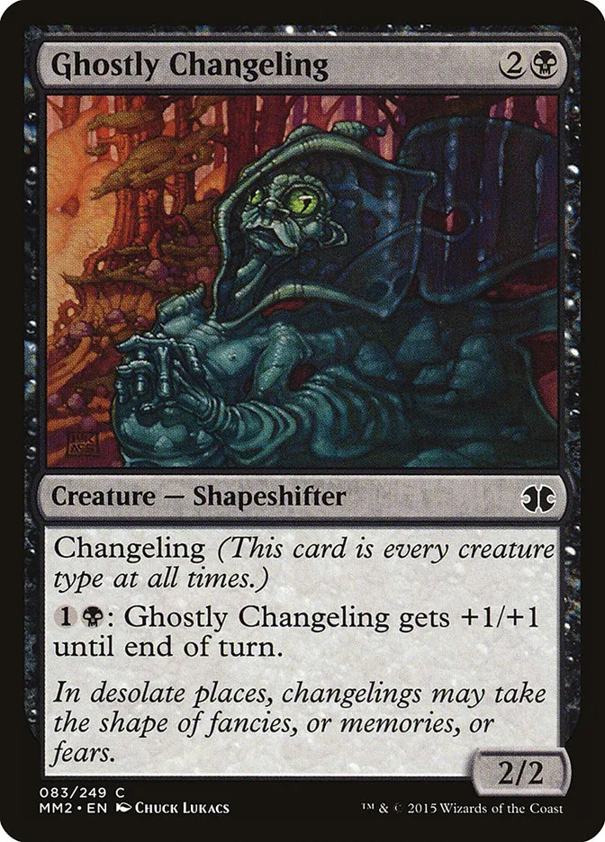 Ghostly Changeling Front Face