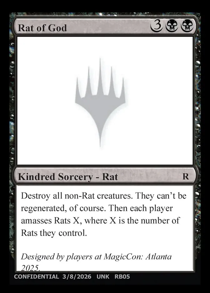 Rat of God Front Face