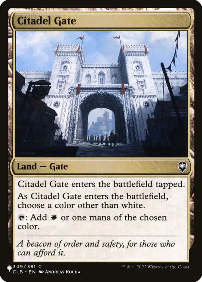 Citadel Gate Front Face