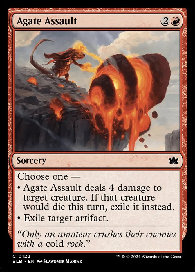 Agate Assault Front Face