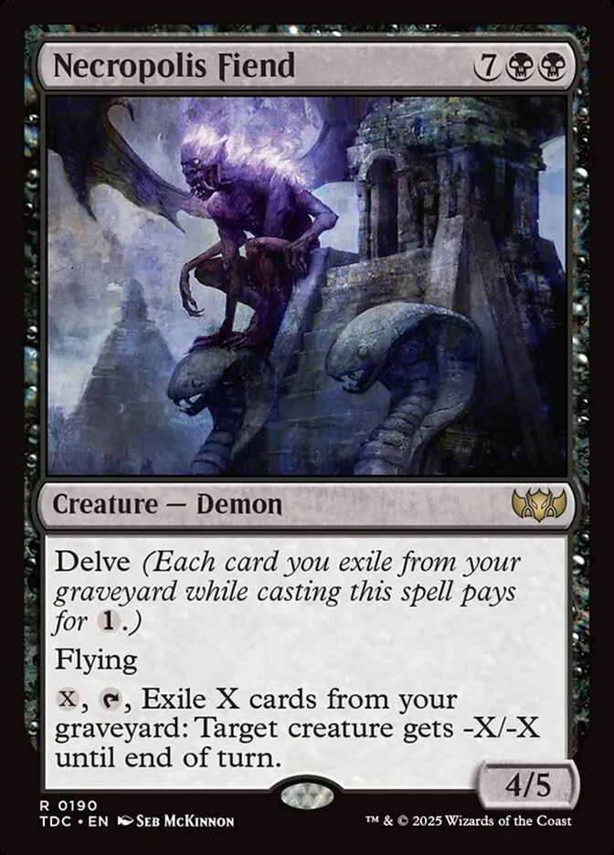Necropolis Fiend Front Face