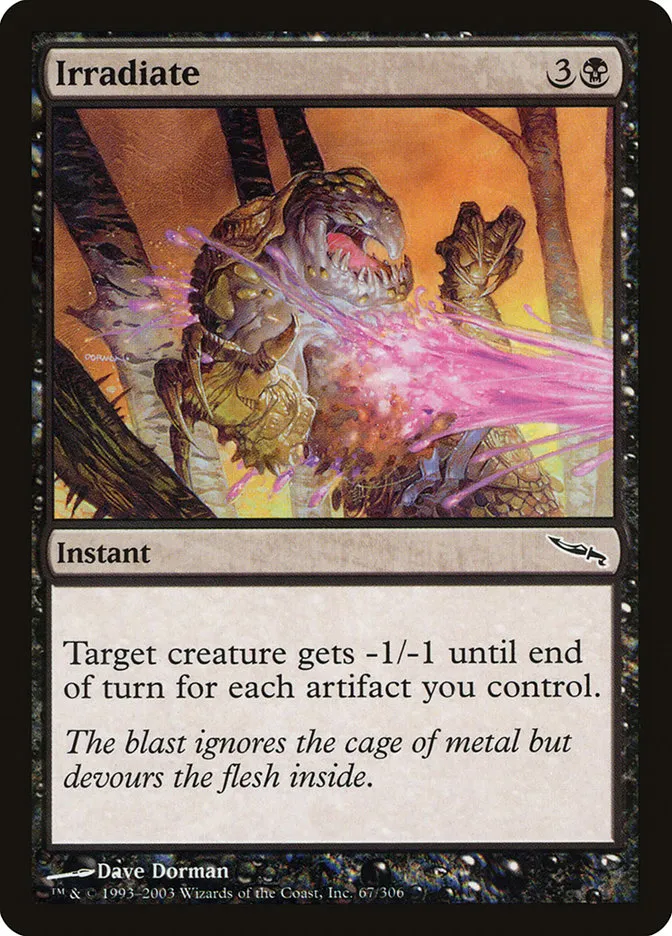 Irradiate Front Face