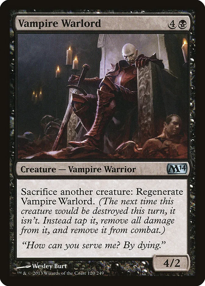Vampire Warlord Front Face