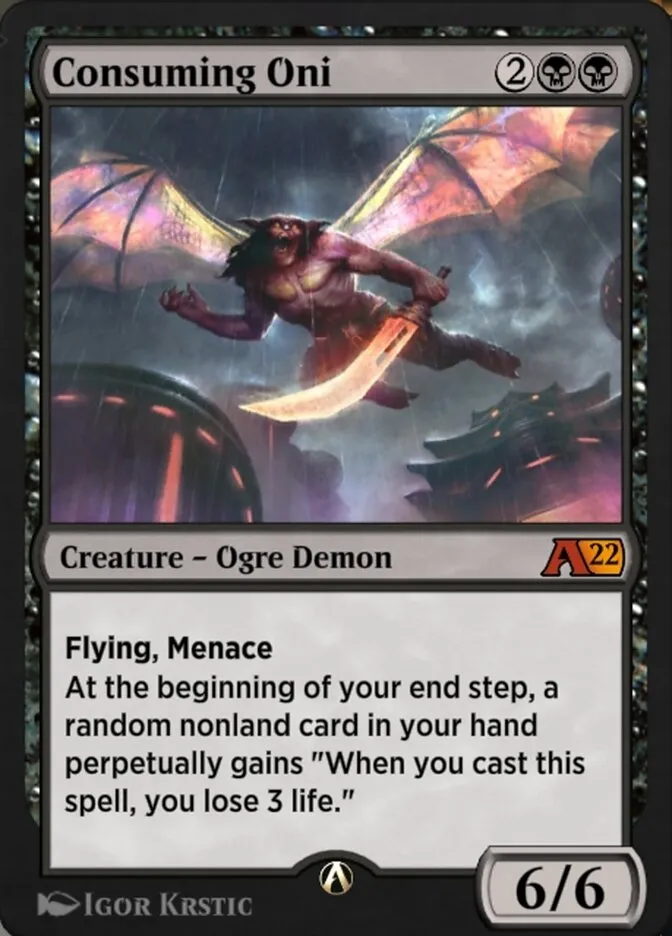 Consuming Oni Front Face