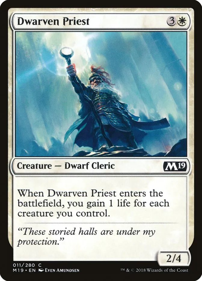 Dwarven Priest Front Face