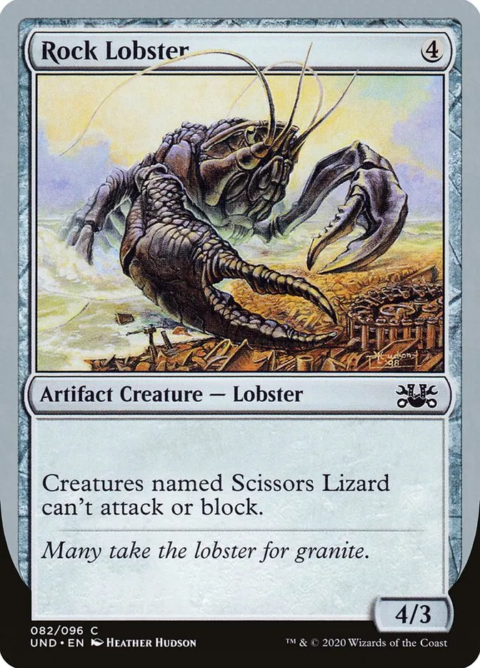 Rock Lobster Front Face