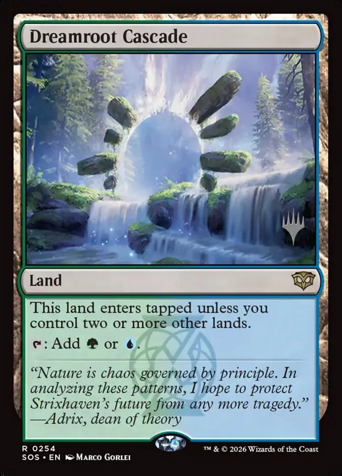 Dreamroot Cascade Front Face