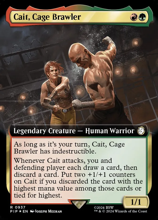 Cait, Cage Brawler Front Face