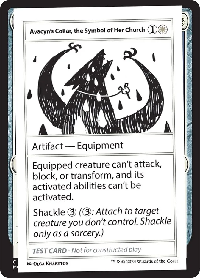 Avacyn's Collar, the Symbol of Her Church Front Face