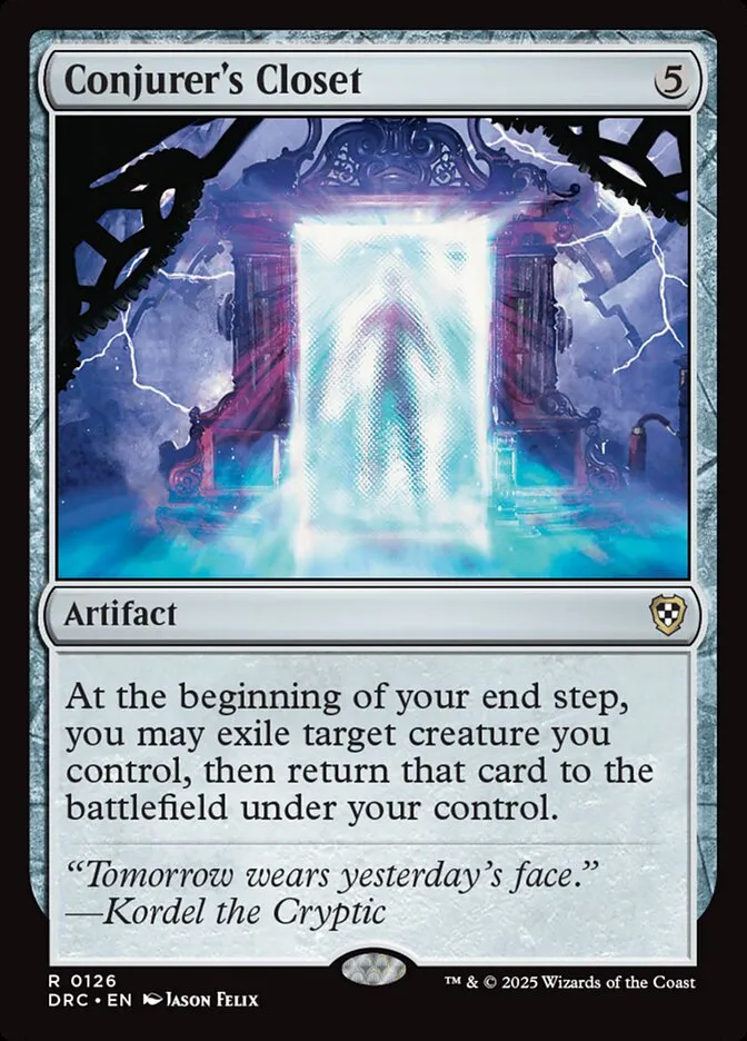 Conjurer's Closet Front Face