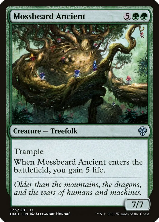 Mossbeard Ancient Front Face