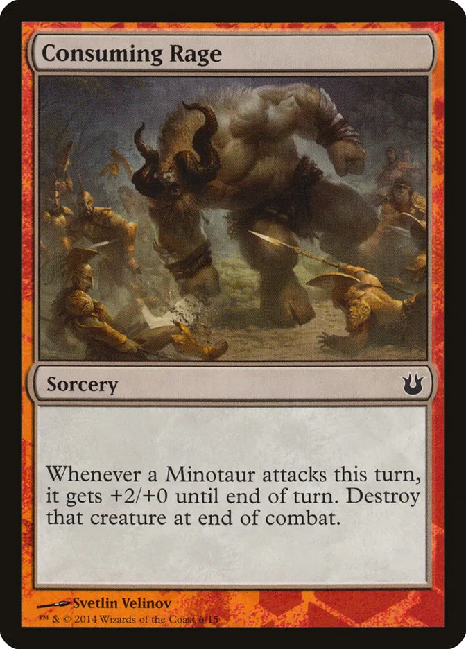Consuming Rage Front Face