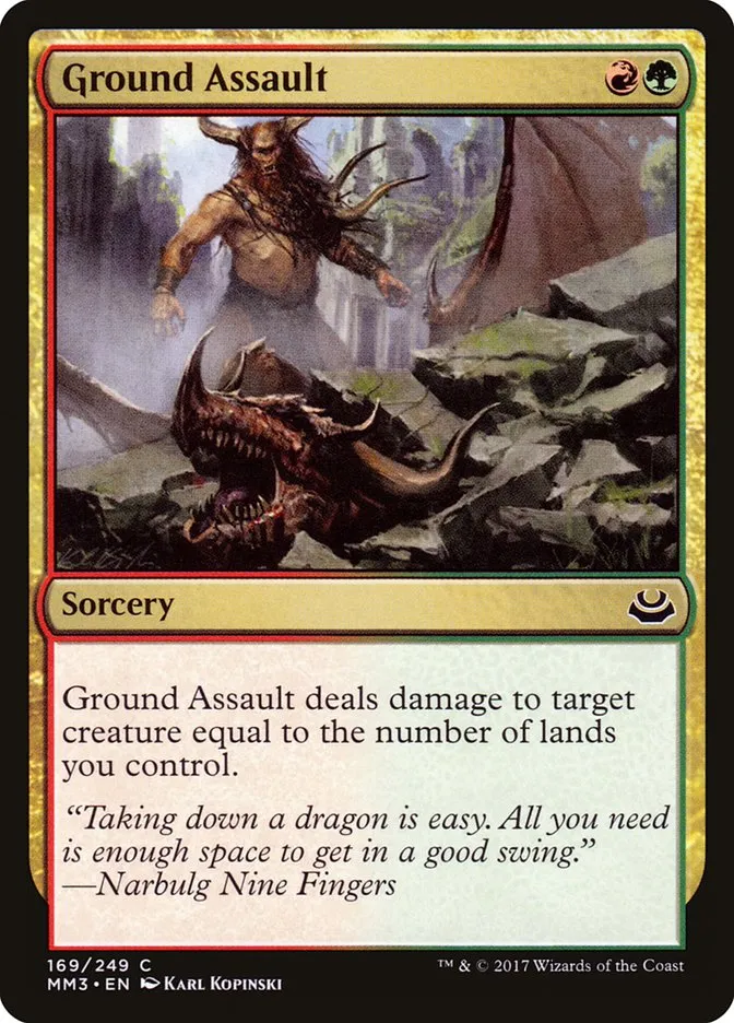 Ground Assault Front Face