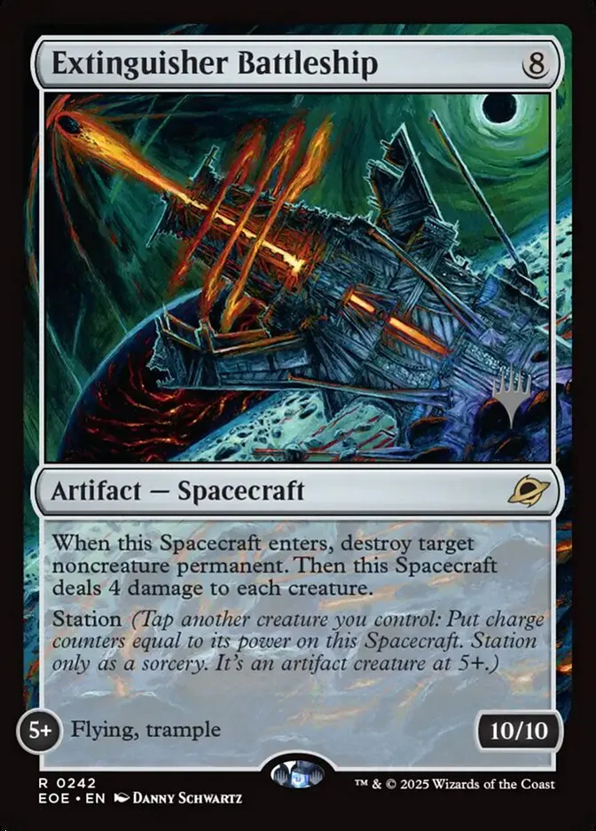 Extinguisher Battleship Front Face