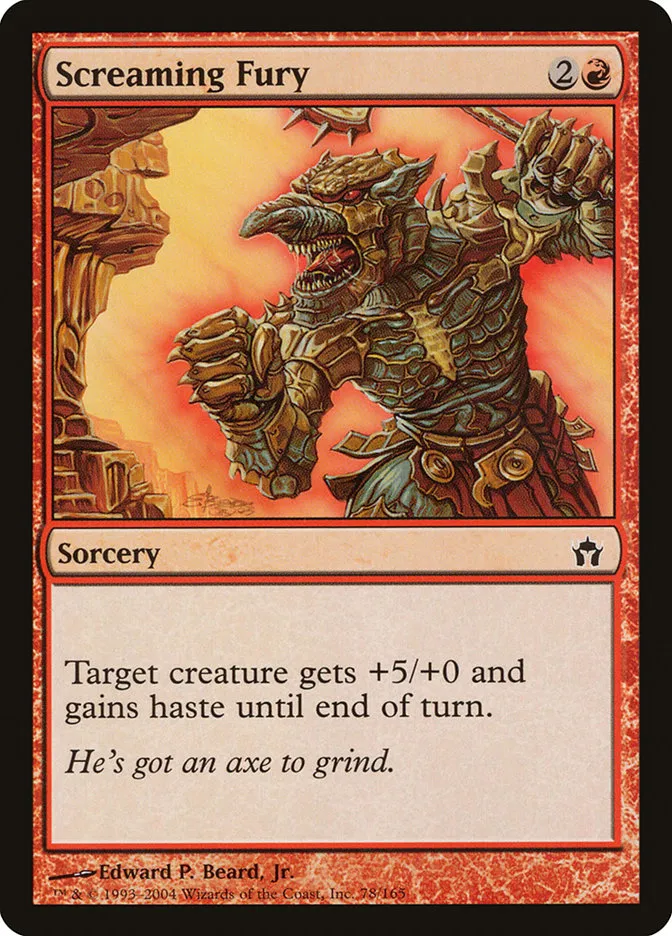 Screaming Fury Front Face