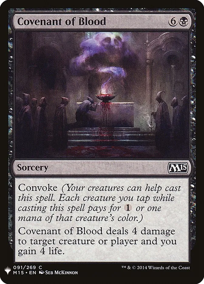 Covenant of Blood Front Face