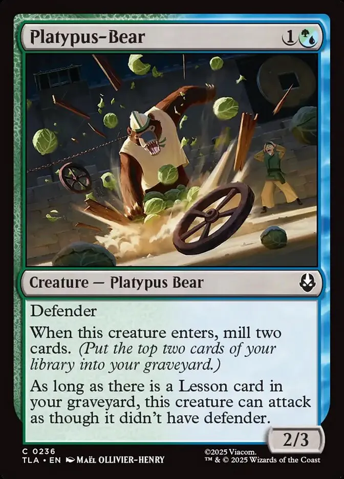 Platypus-Bear Front Face
