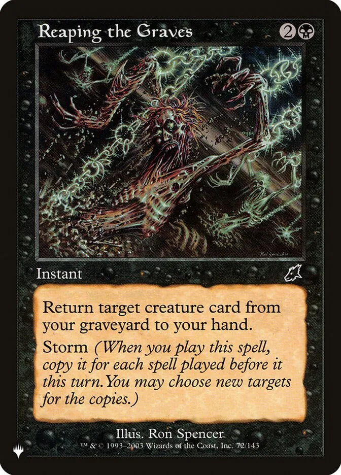 Reaping the Graves Front Face
