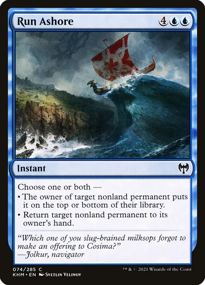 Run Ashore Front Face