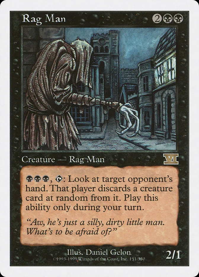 Rag Man Front Face