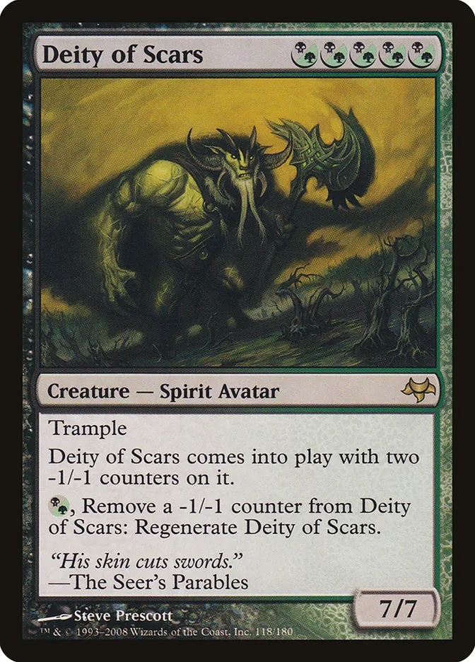 Deity of Scars Front Face