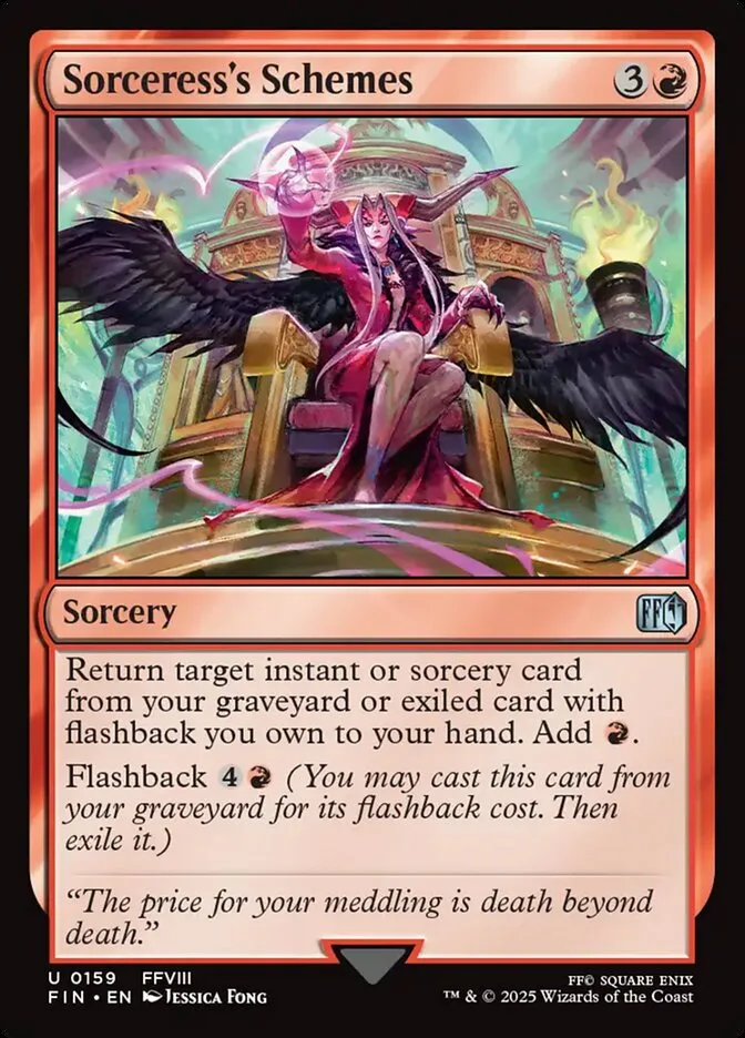 Sorceress's Schemes Front Face