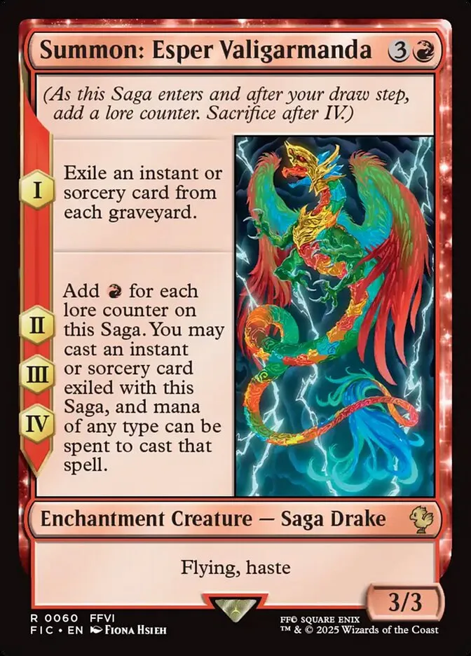 Summon: Esper Valigarmanda Front Face