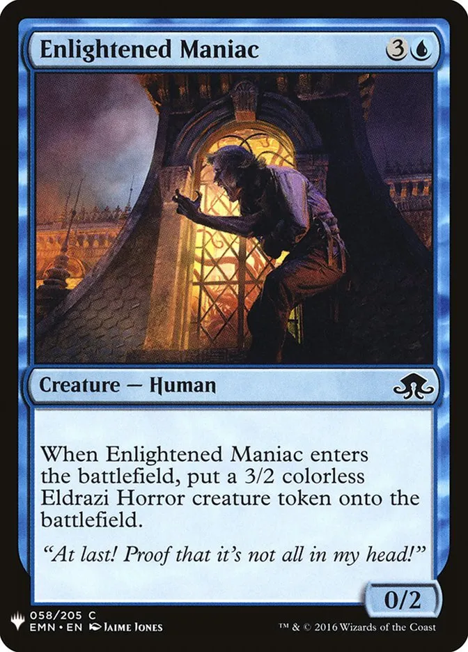 Enlightened Maniac Front Face