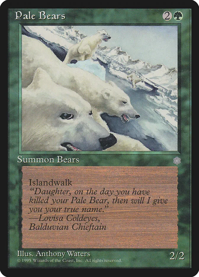 Pale Bears Front Face