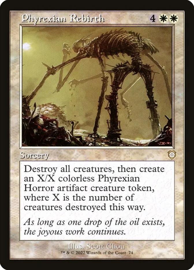 Phyrexian Rebirth Front Face