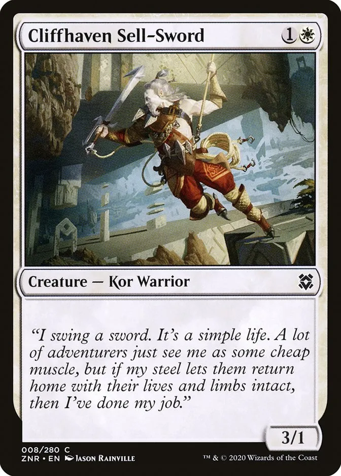 Cliffhaven Sell-Sword Front Face
