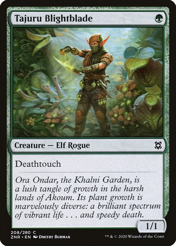 Tajuru Blightblade Front Face