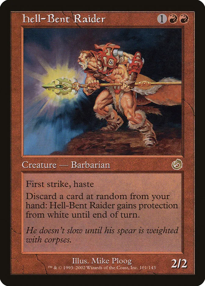 Hell-Bent Raider Front Face