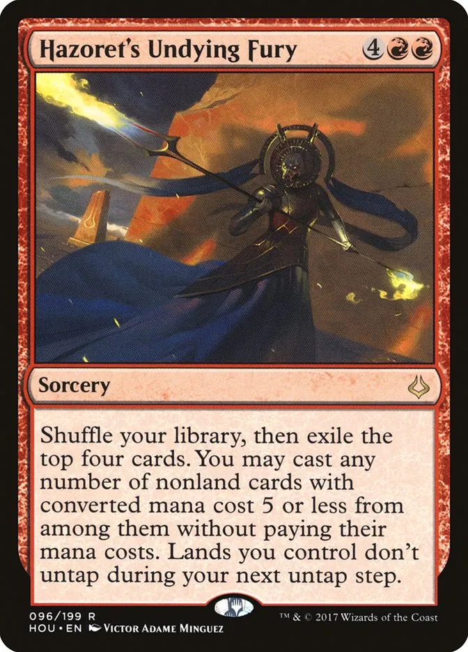 Hazoret's Undying Fury Front Face