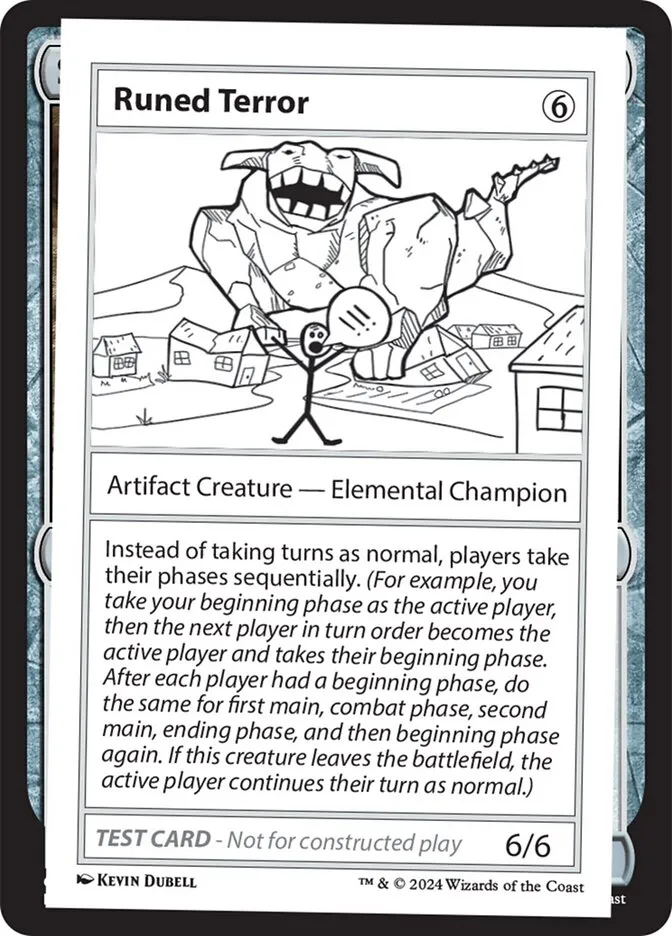 Runed Terror Front Face