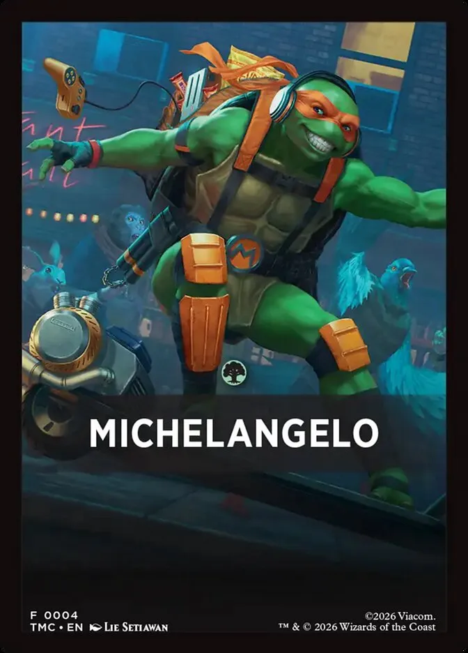 Michelangelo Front Face