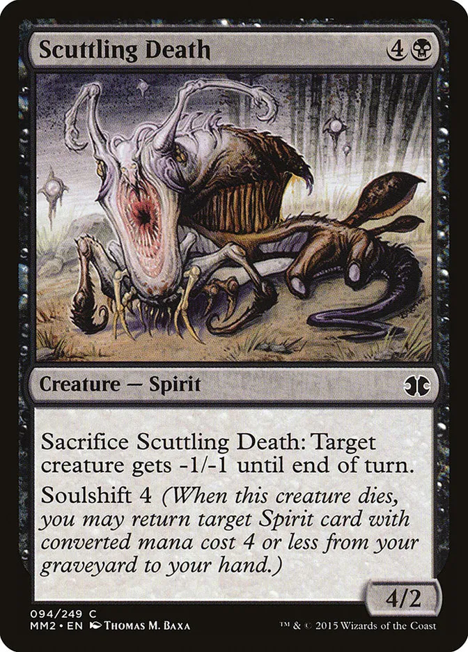 Scuttling Death Front Face
