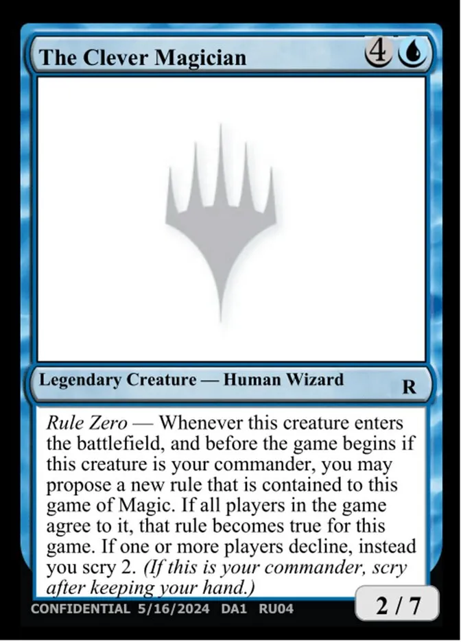 The Clever Magician Front Face