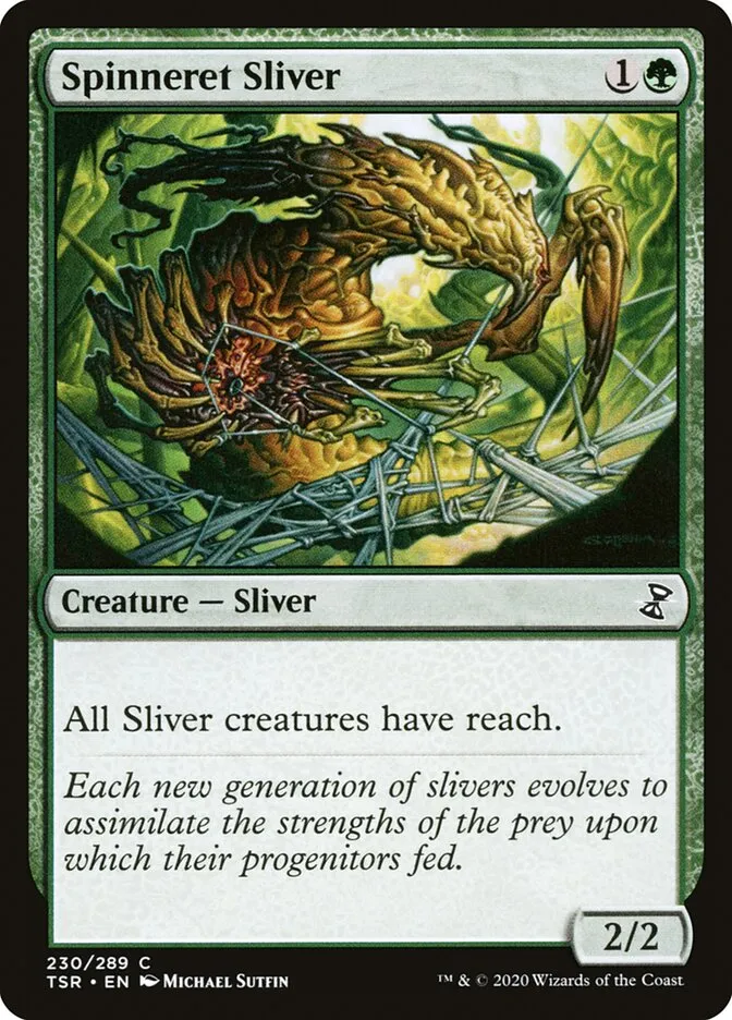 Spinneret Sliver Front Face
