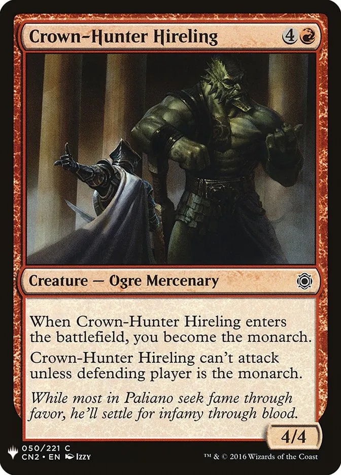 Crown-Hunter Hireling Front Face