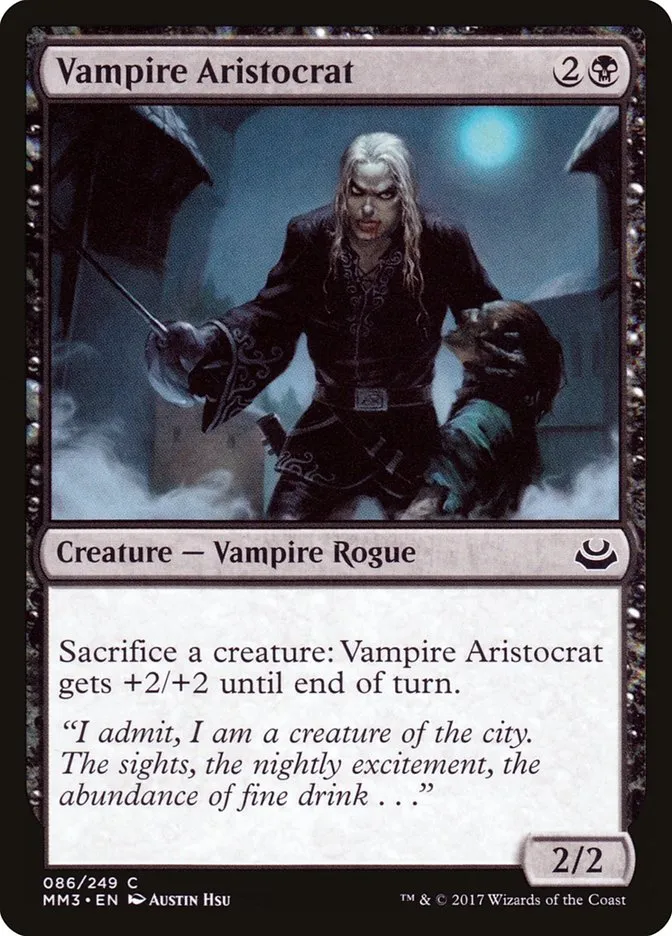 Vampire Aristocrat Front Face